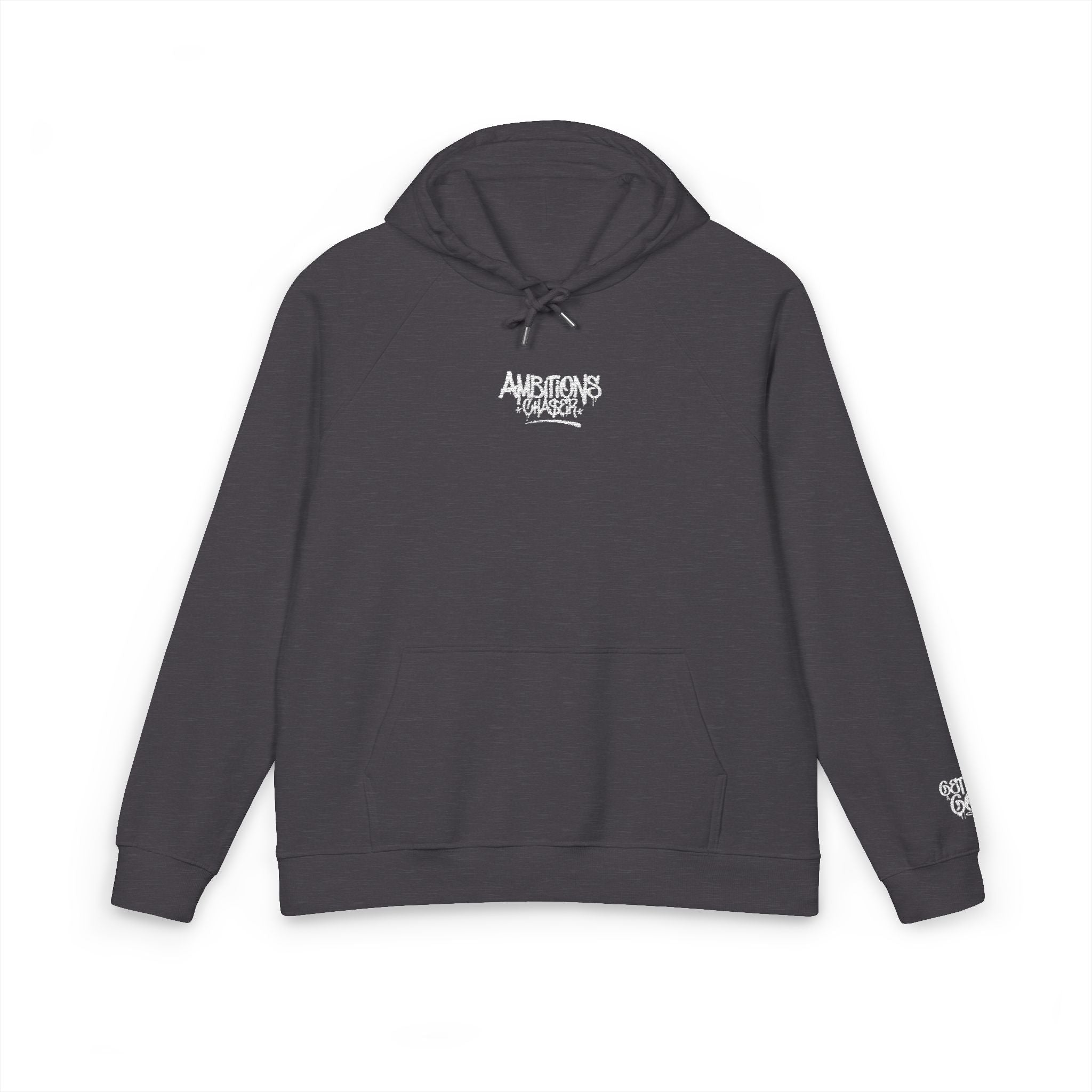 Embroidered Eco Hoodie - Ambitions CHA$ER: Get Up & Go Get It