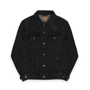 Denim Jacket (Embroidered Bold New Denim Ambitions CHA$ER Get Up & Go Get It)