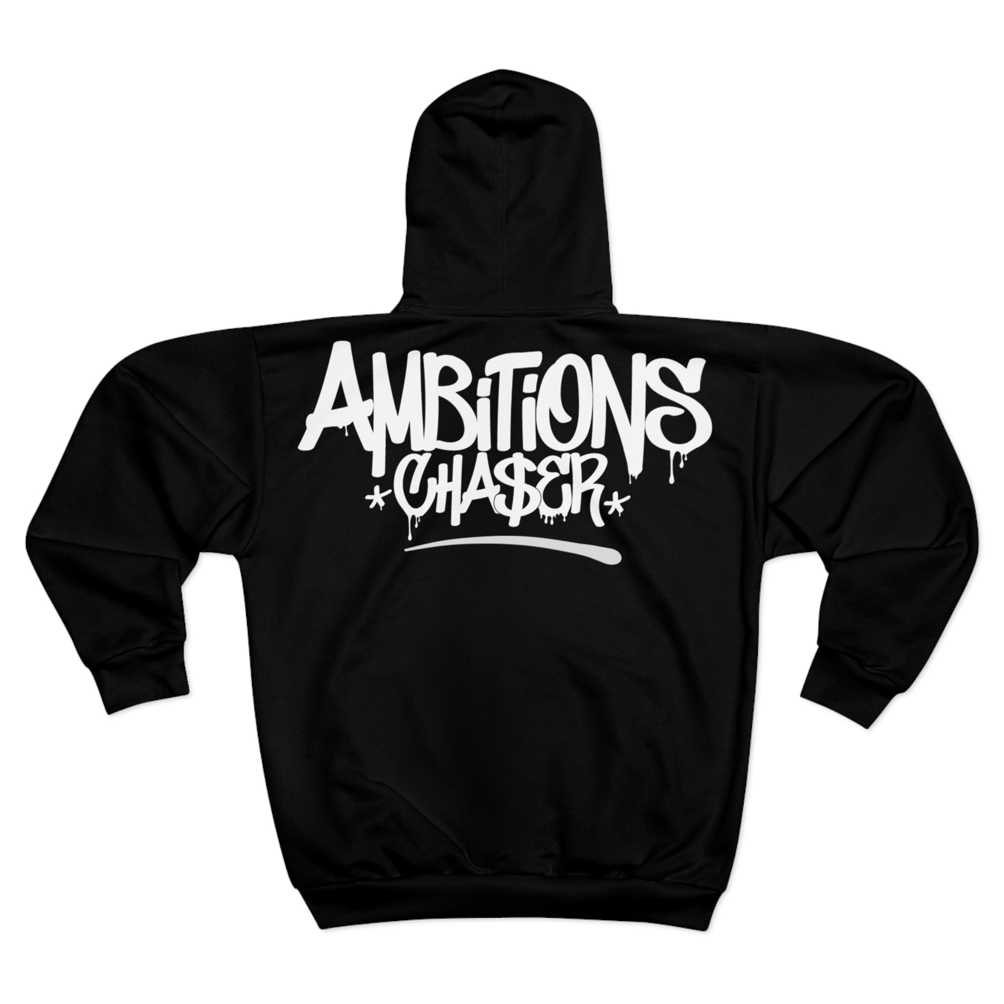 Zip Hoodie Classic Oversized Ambitions CHA$ER Logo