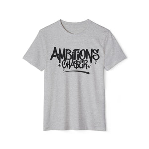 Recycled Organic T-Shirt Ambitions CHA$ER Eco-friendly