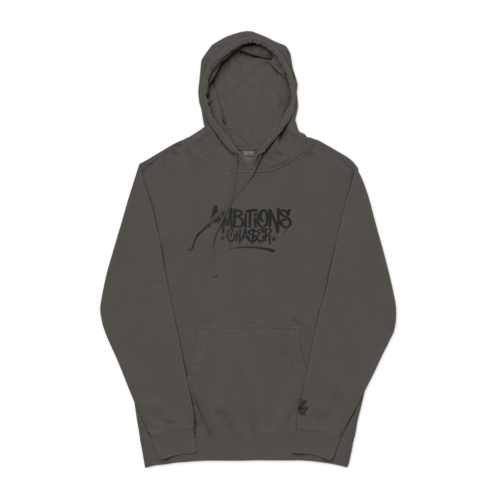 Embroidered Hoodie - Ambitions CHA$ER Logo, Get Up & Go Get It