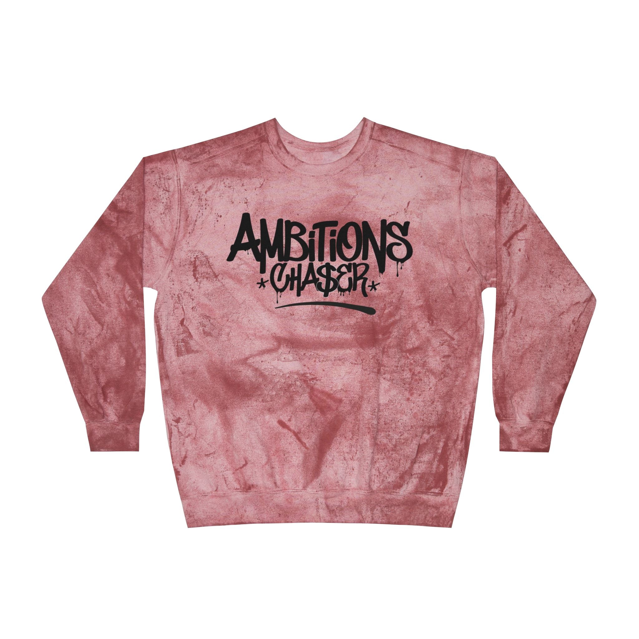 Tie-Dye Color Blast Crewneck Sweatshirt - Ambitions CHA$ER Design