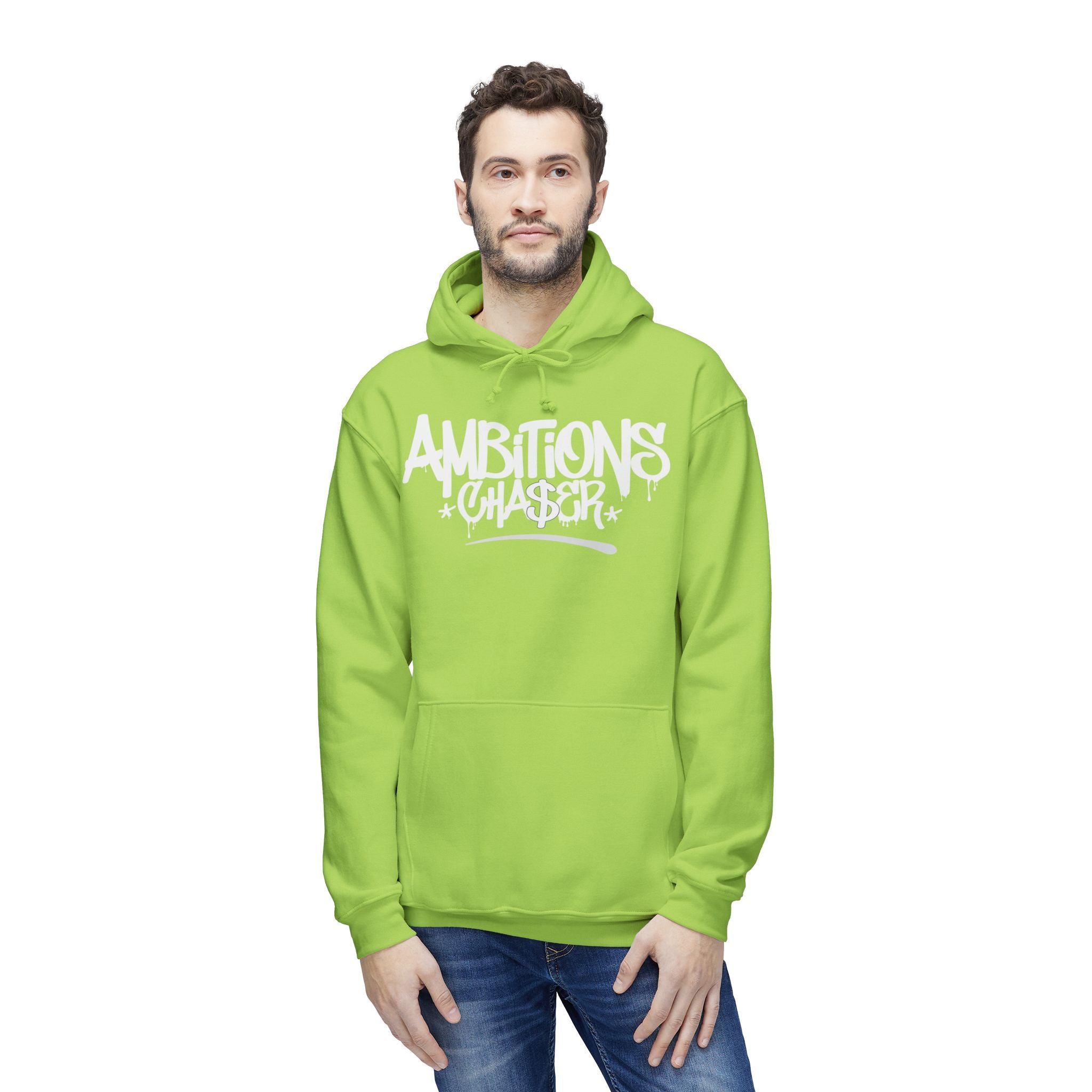 USA Made Unisex Hoodie - Ambitions CHA$ER Design