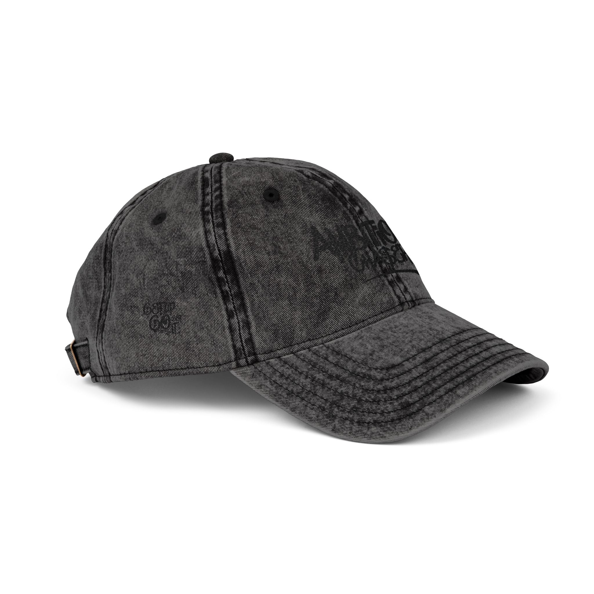 Embroidered Cap - Vintage Washed Ambitions CHA$ER Get Up & Go Get It