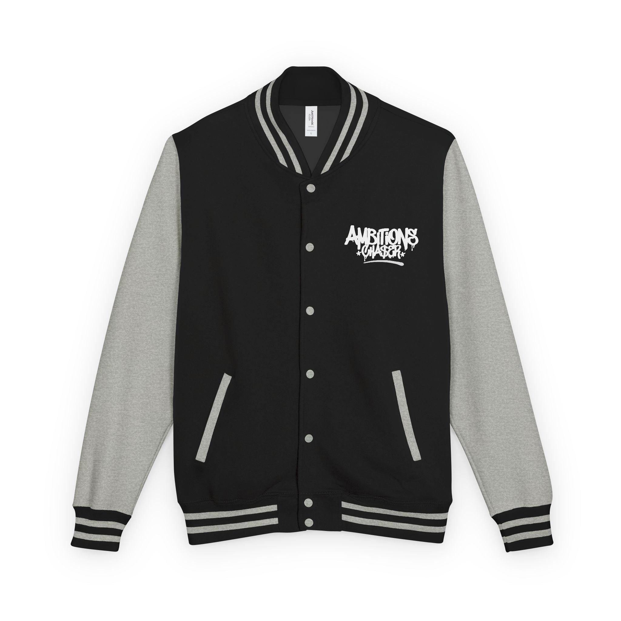 Varsity Jacket Letterman Jacket Ambitions CHA$ER Get Up & Go Get It Unisex Heavyweight