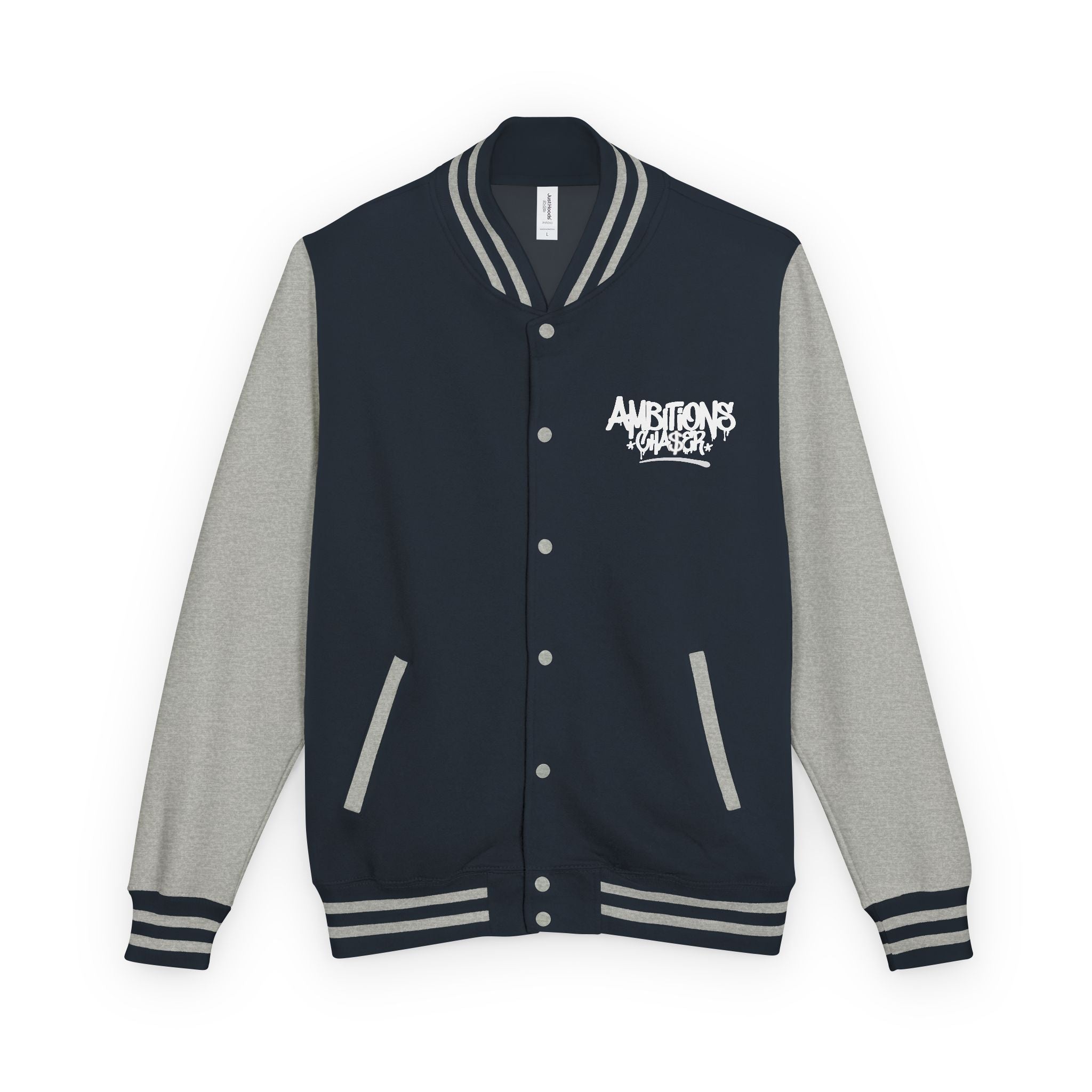 Varsity Jacket Letterman Jacket Ambitions CHA$ER Get Up & Go Get It Unisex Heavyweight