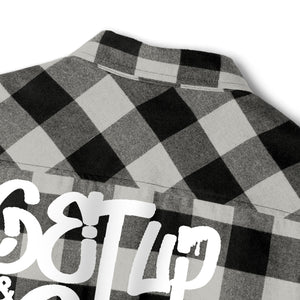 Flannel Shirt - Ambitions CHA$ER Classic Get Up & Go Get It Design