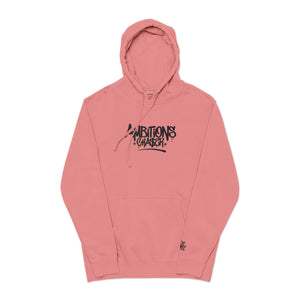 Embroidered Hoodie - Ambitions CHA$ER Logo, Get Up & Go Get It