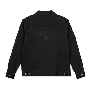 Denim Jacket (Embroidered Bold New Denim Ambitions CHA$ER Get Up & Go Get It)