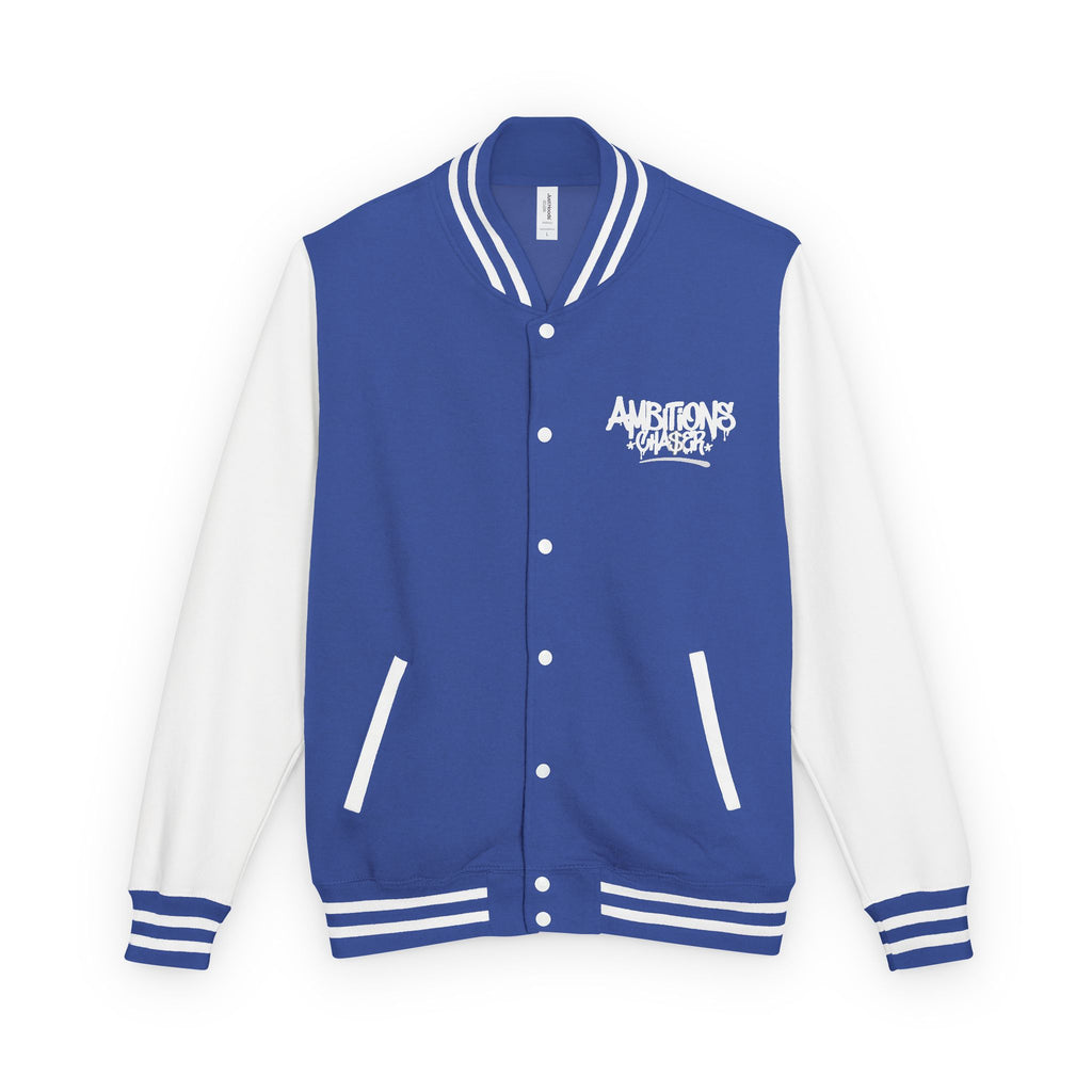 Varsity Jacket Letterman Jacket Ambitions CHA$ER Get Up & Go Get It Unisex Heavyweight