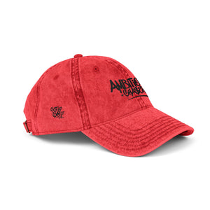 Embroidered Cap - Vintage Washed Ambitions CHA$ER Get Up & Go Get It