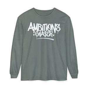 Long Sleeve T-Shirt Ambitions CHA$ER Get Up & Go Get It