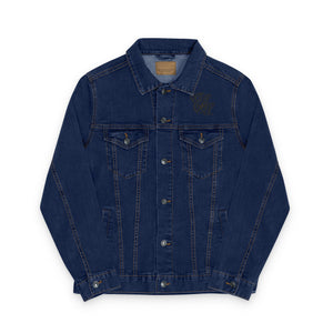 Denim Jacket (Embroidered Bold New Denim Ambitions CHA$ER Get Up & Go Get It)