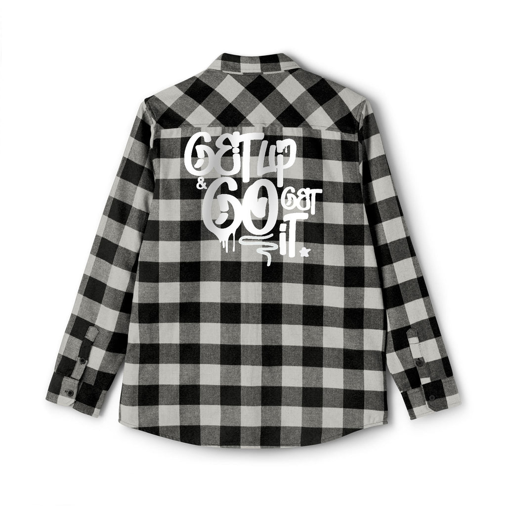 Flannel Shirt - Ambitions CHA$ER Classic Get Up & Go Get It Design