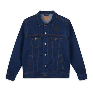 Denim Jacket (Embroidered Bold New Denim Ambitions CHA$ER Get Up & Go Get It)