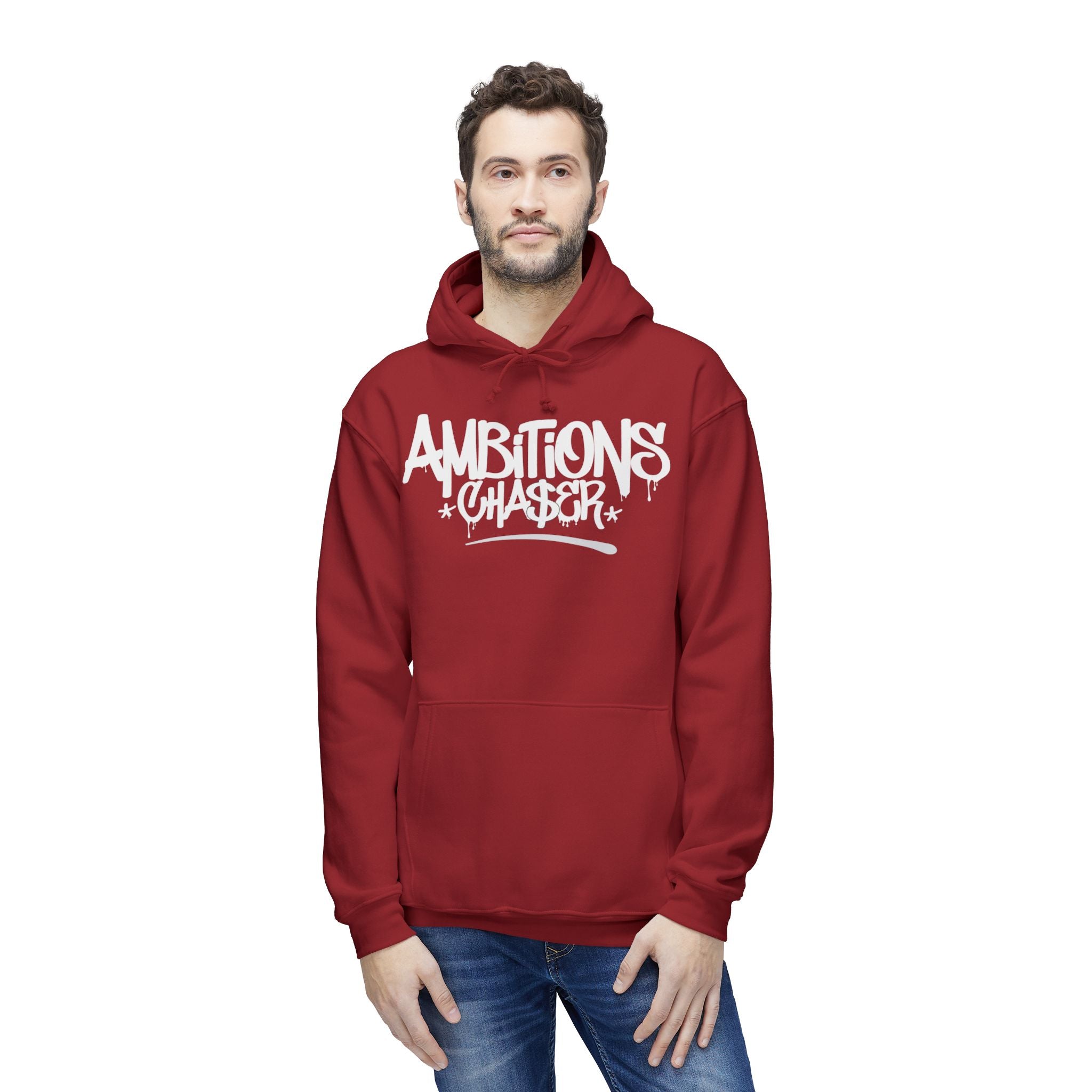 USA Made Unisex Hoodie - Ambitions CHA$ER Design