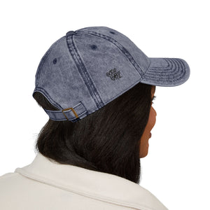 Embroidered Cap - Vintage Washed Ambitions CHA$ER Get Up & Go Get It