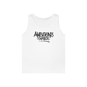 Ambitious Chaser Unisex Heavy Cotton Tank Top - Perfect for Summer, Gym Wear, Motivational Gift, Casual Wear, Celebrations