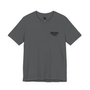 Embroidered Short Sleeve Tee - CHA$ER Logo - Get Up & Go Get It