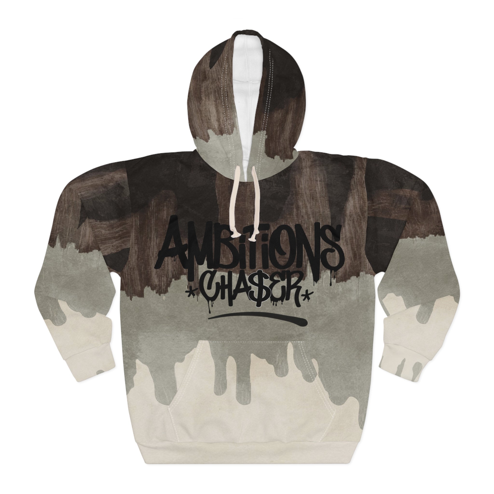 Abstract Ambitions Unisex Pullover Hoodie - AOP Cha$er Design