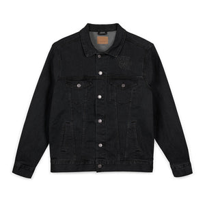 Denim Jacket (Embroidered Bold New Denim Ambitions CHA$ER Get Up & Go Get It)
