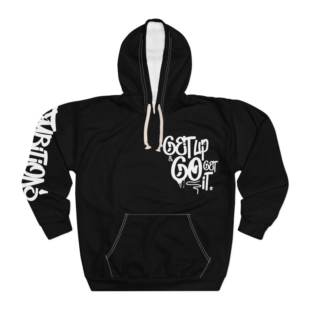 Unisex Hoodie | Ambitions CHA$ER Sleeve Design | Made in USA
