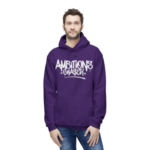 Unisex Hooded Sweatshirt - Ambitions CHA$ER Heavy Weight Premium Apparel - Made in USA