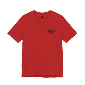 Embroidered Short Sleeve Tee - CHA$ER Logo - Get Up & Go Get It