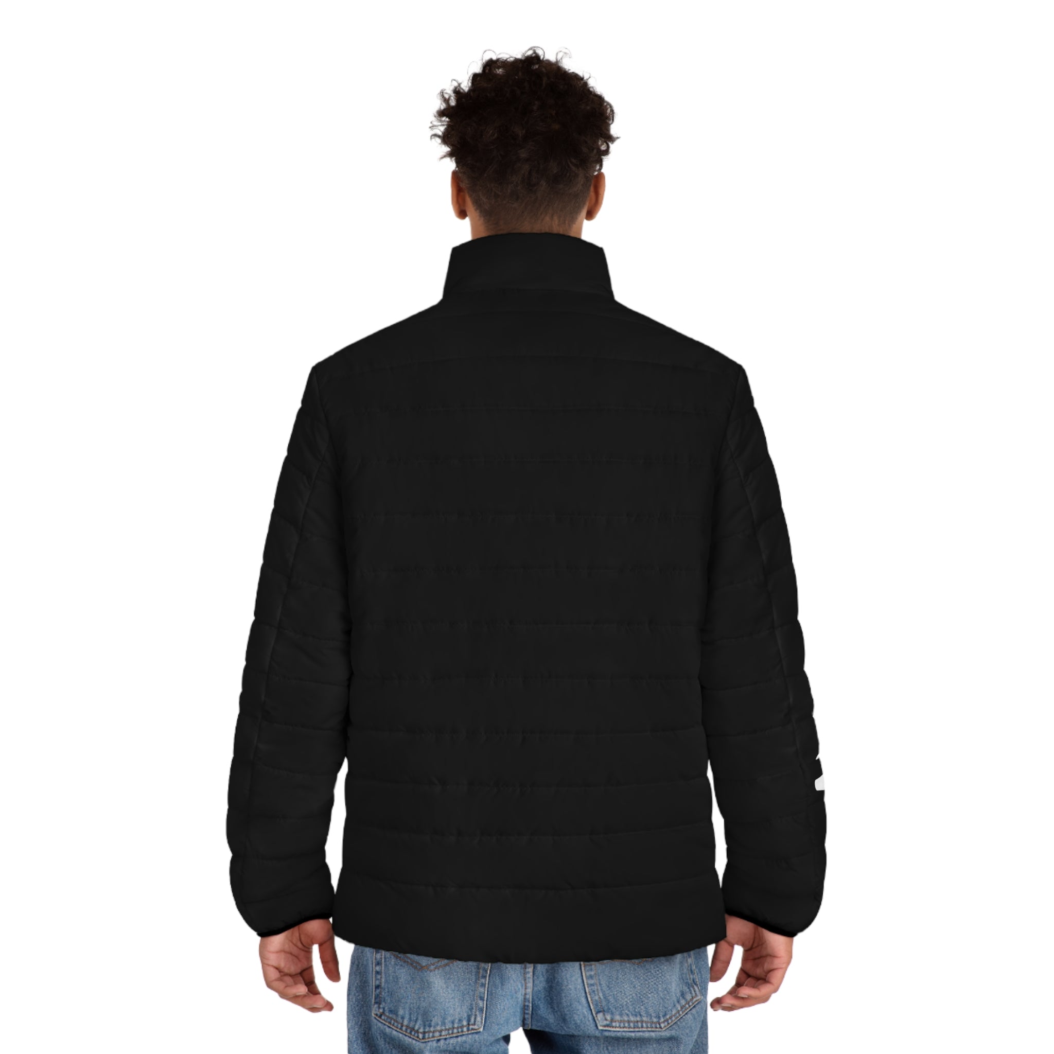 Men's Puffer Jacket - Icy Cold Ambitions CHA$ER Get Up & Go Get It