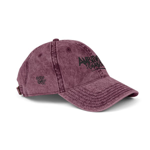 Embroidered Cap - Vintage Washed Ambitions CHA$ER Get Up & Go Get It