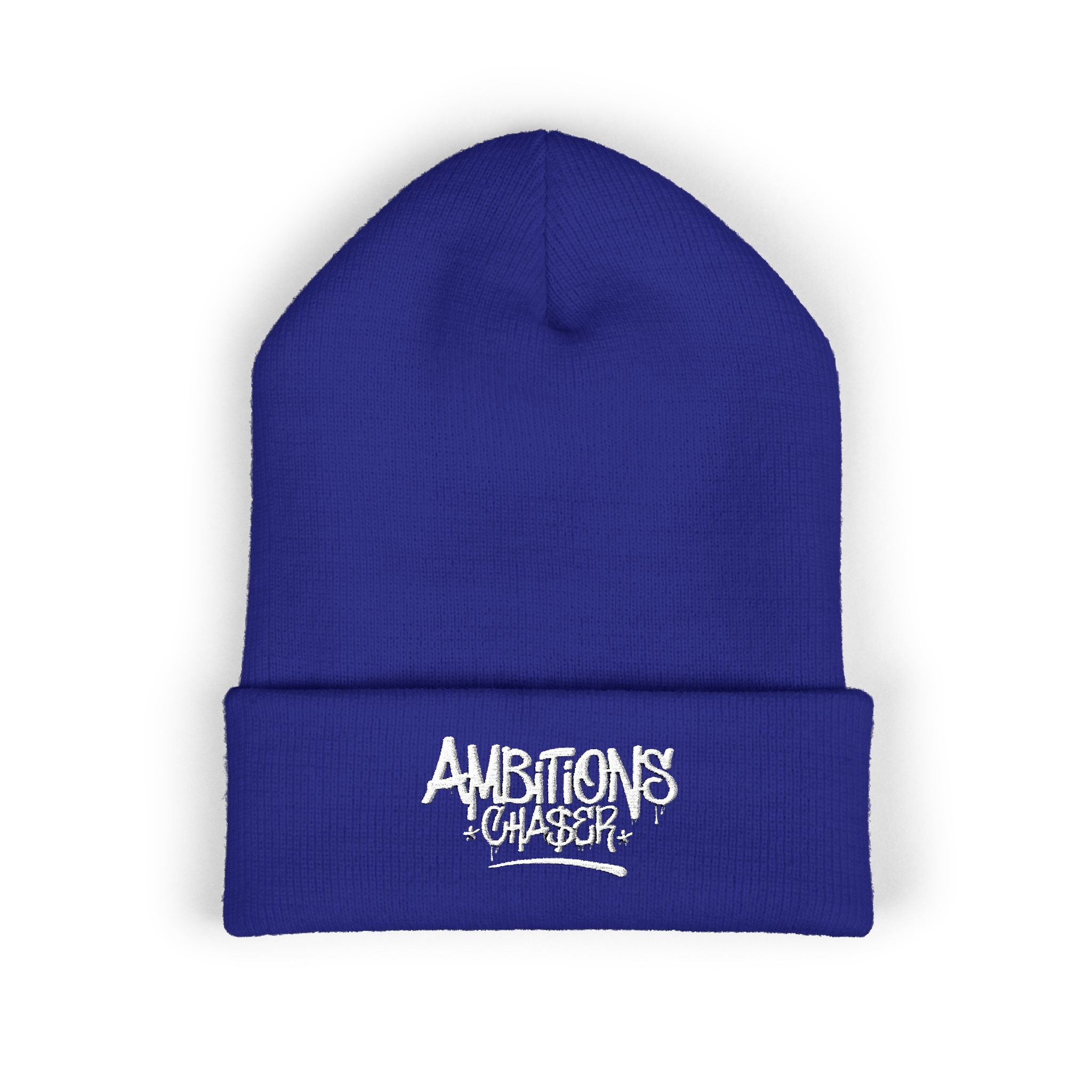 Embroidered Classic Beanie - Ambitions CHA$ER