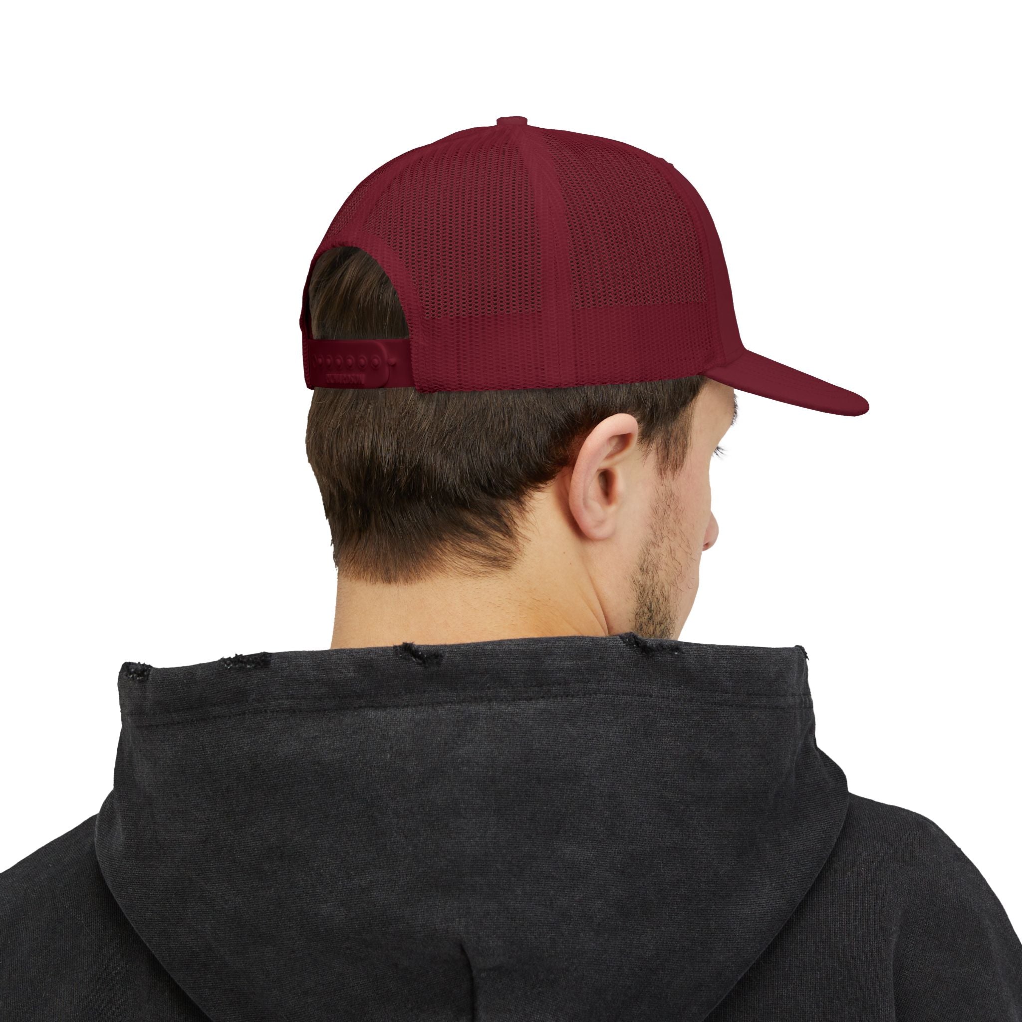 Embroidered Trucker Cap: Ambitions CHA$ER Design