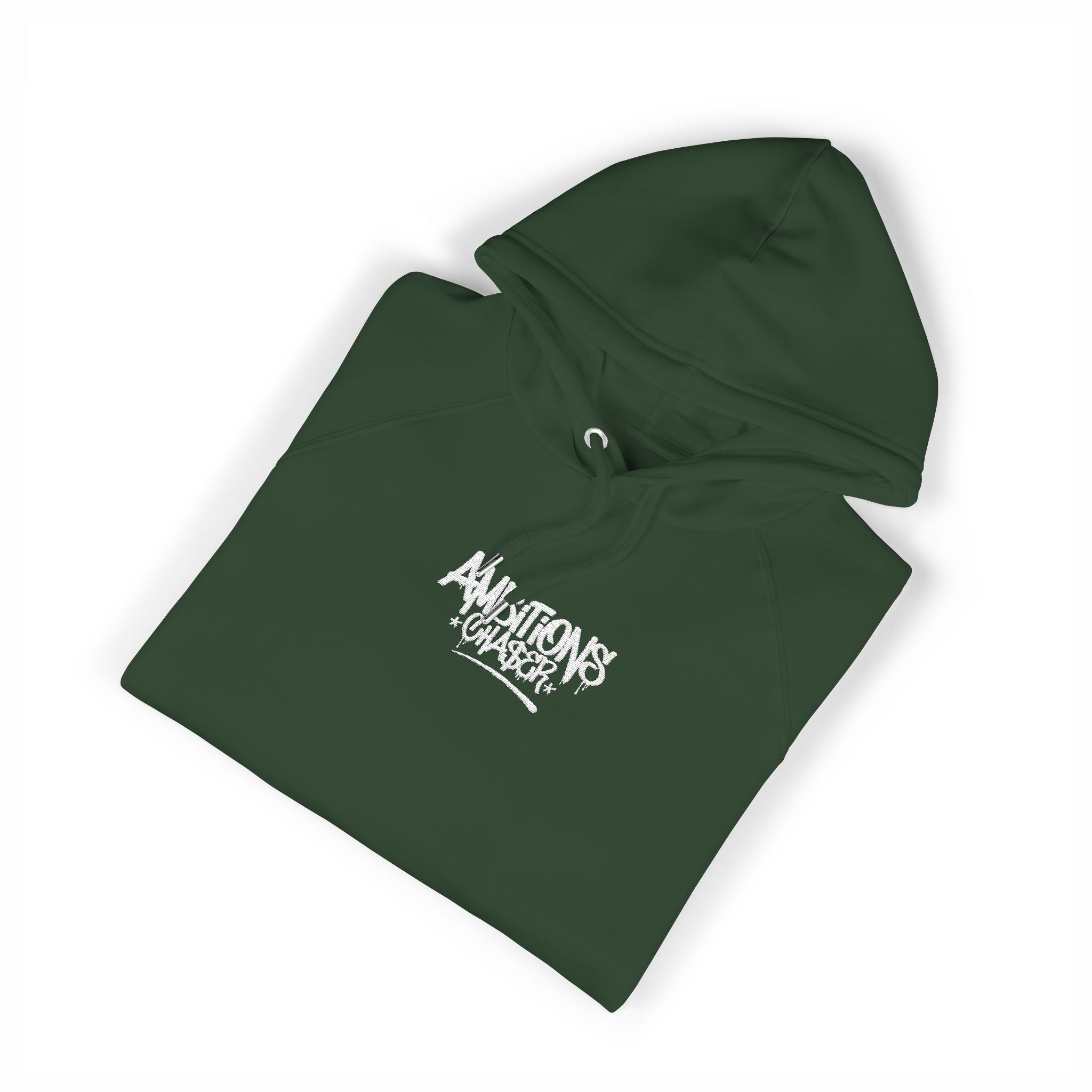Embroidered Eco Hoodie - Ambitions CHA$ER: Get Up & Go Get It