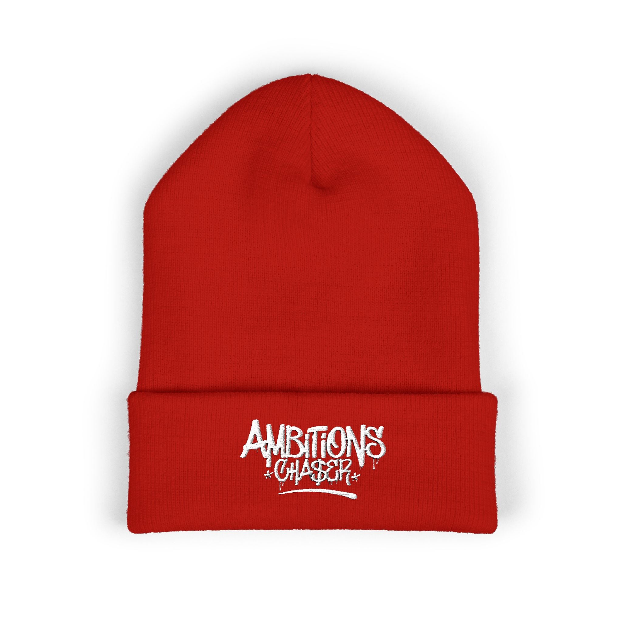 Embroidered Classic Beanie - Ambitions CHA$ER