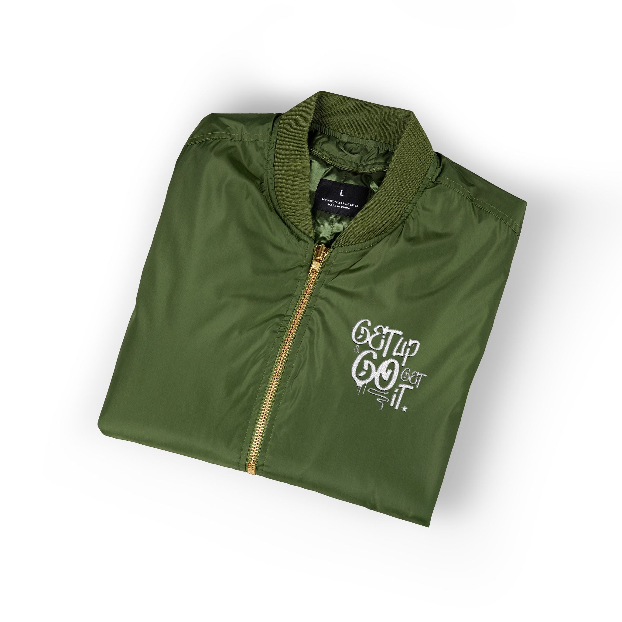 Embroidered Bomber Jacket