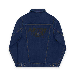 Denim Jacket (Embroidered Bold New Denim Ambitions CHA$ER Get Up & Go Get It)