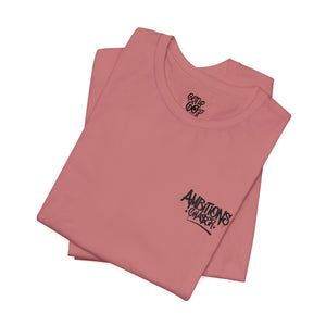 Embroidered Short Sleeve Tee - CHA$ER Logo - Get Up & Go Get It