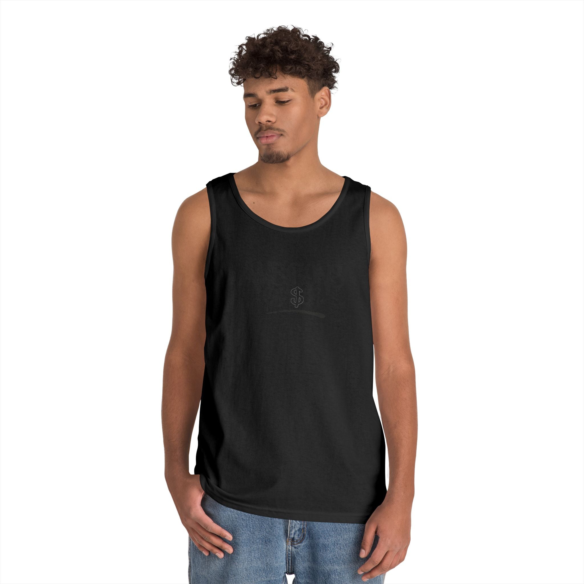 Ambitious Chaser Unisex Heavy Cotton Tank Top - Perfect for Summer, Gym Wear, Motivational Gift, Casual Wear, Celebrations
