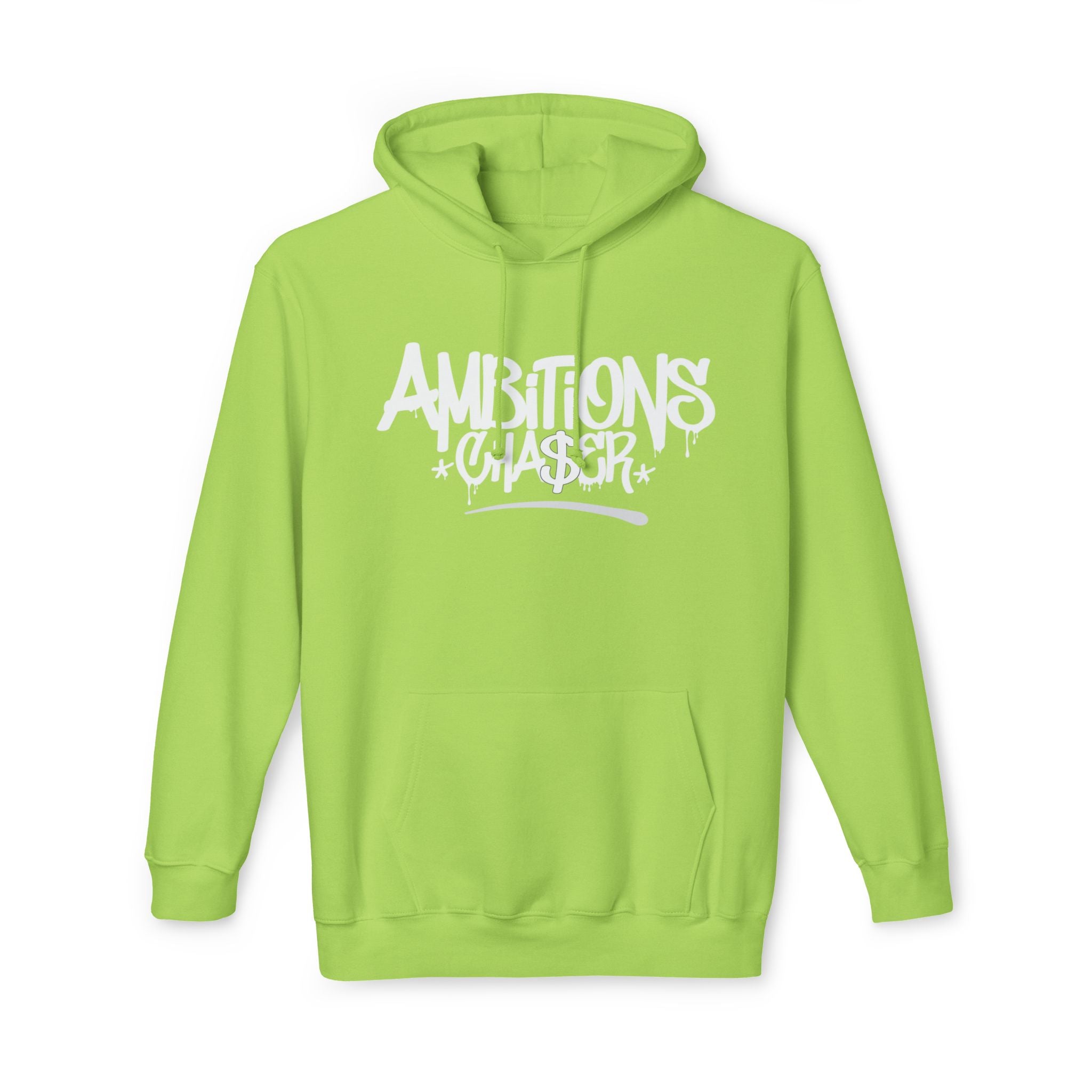 Unisex Hooded Sweatshirt - Ambitions CHA$ER Heavy Weight Premium Apparel - Made in USA