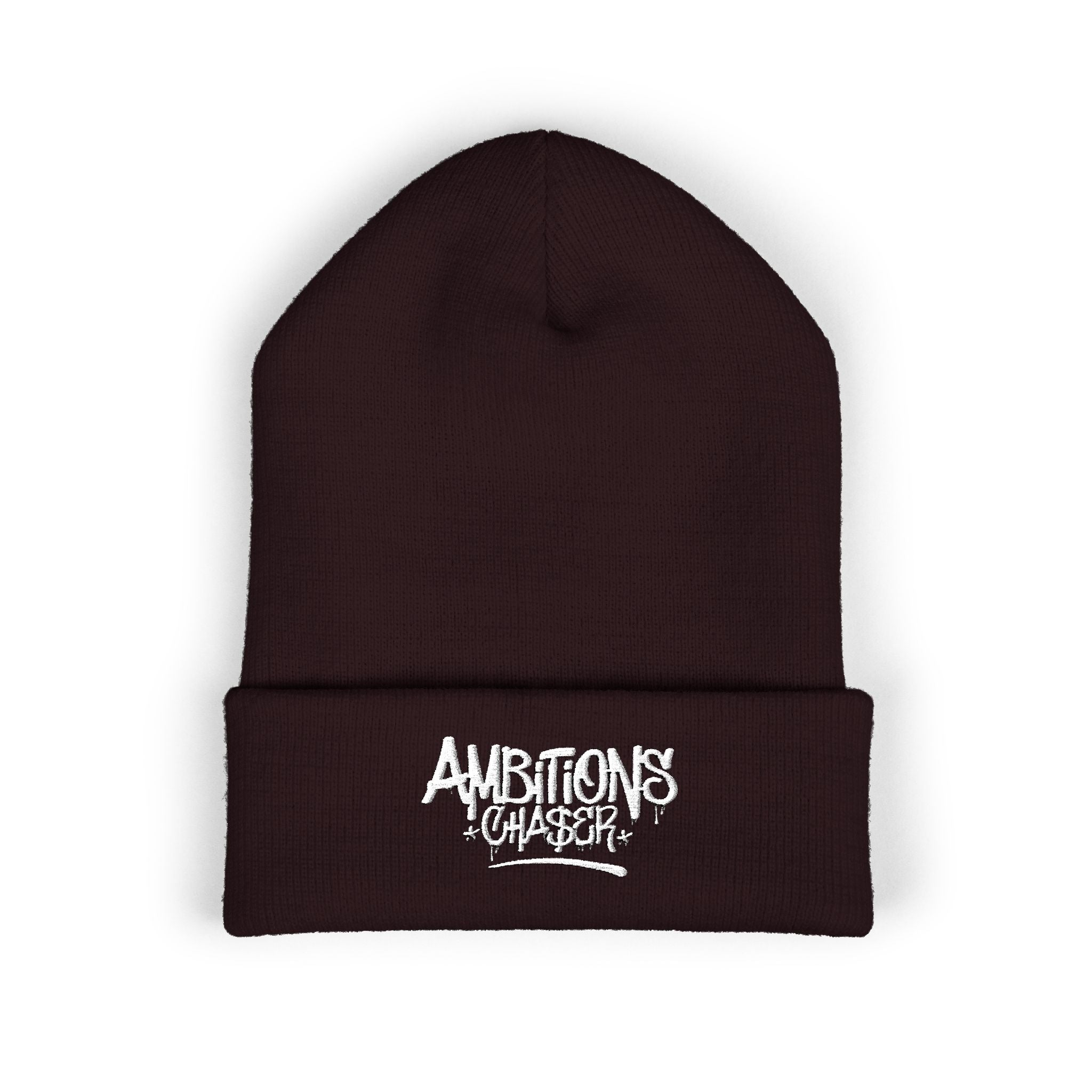 Embroidered Classic Beanie - Ambitions CHA$ER