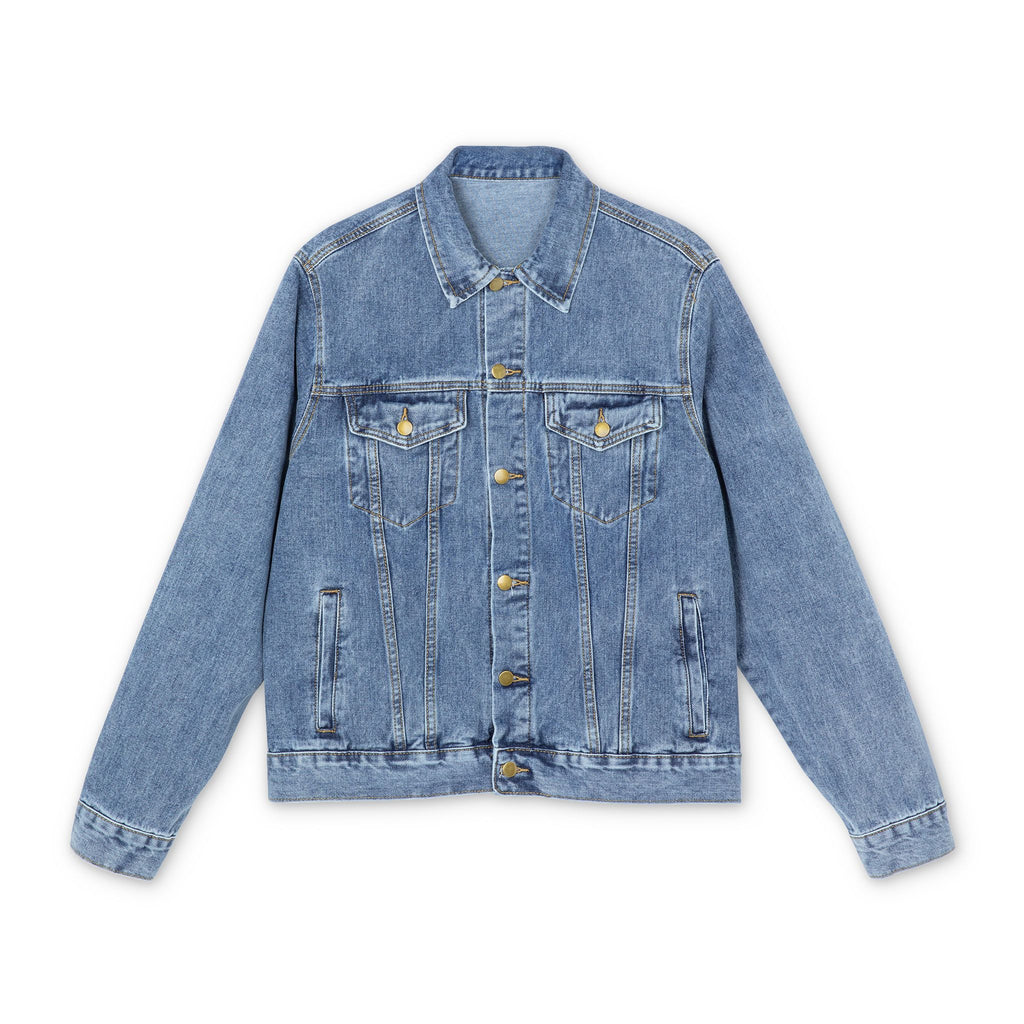 Denim Jacket - Get Up & Go Get It Design